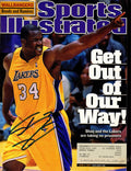 Shaquille O'Neal Signed Los Angeles Lakers 06-04-01 Original Sports Illustrated Magazine - ONEMAG200 - Shaquille O'Neal Signed Los Angeles Lakers 06-04-01 Original Sports Illustrated Magazine product image