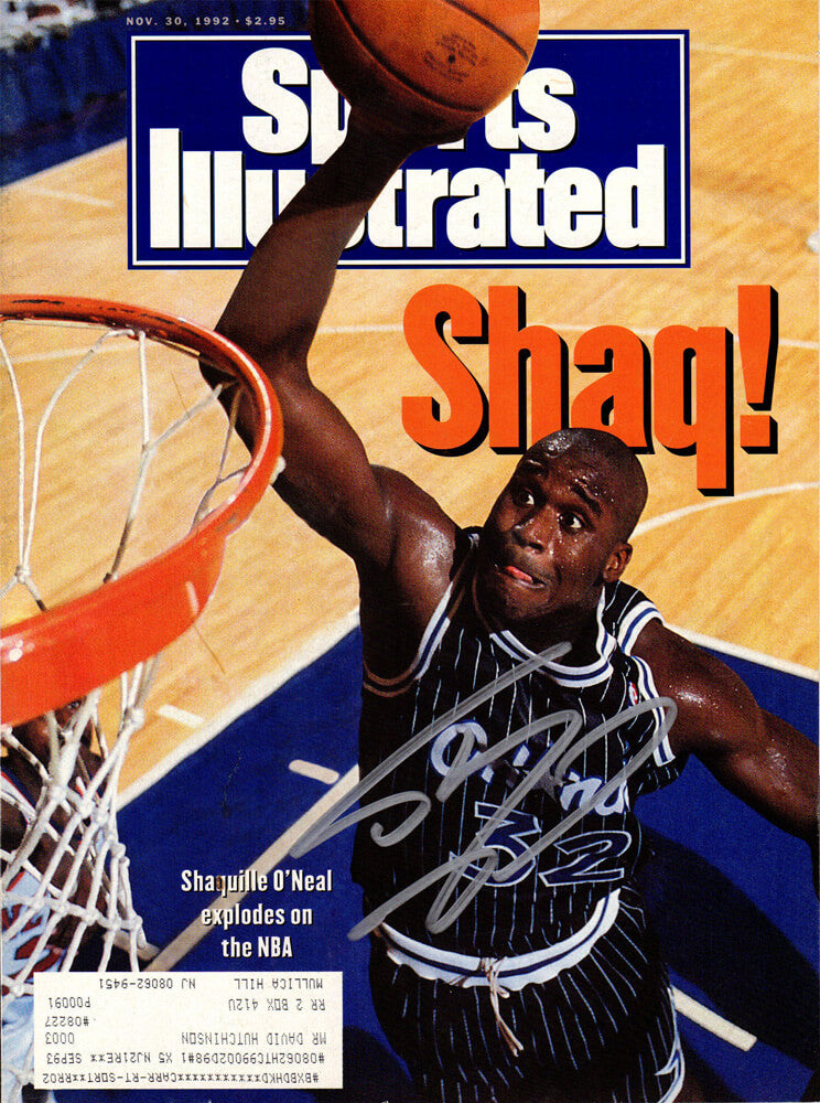 Shaquille O'Neal Signed Orlando Magic 11-03-92 Original Sports Illustrated Magazine - ONEMAG201 - Shaquille O'Neal Signed Orlando Magic 11-03-92 Original Sports Illustrated Magazine product image