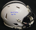 Ed O'Neill Signed Polk High White Riddell Speed Mini Helmet - ONEMIN500 - Ed O'Neill Signed Polk High White Riddell Speed Mini Helmet product image