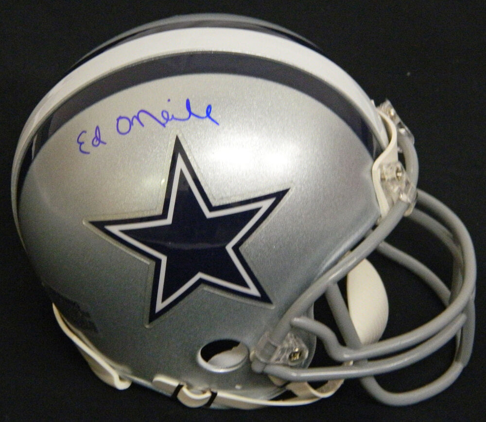Ed O'Neill Signed Dallas Cowboys Riddell Mini Helmet - ONEMIN501 - Ed O'Neill Signed Dallas Cowboys Riddell Mini Helmet product image