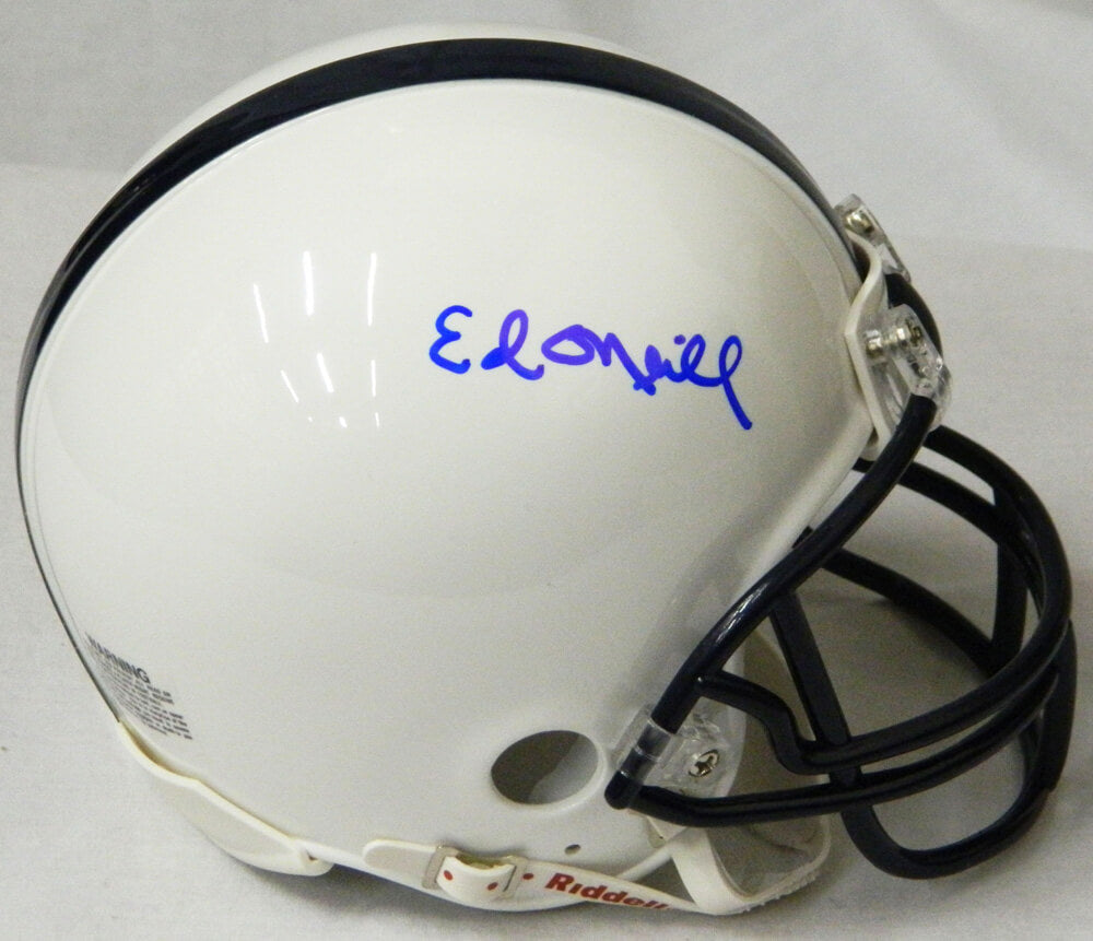 Ed O'Neill Signed Polk High School White Riddell Mini Helmet - ONEMIN503 - Ed O'Neill Signed Polk High School White Riddell Mini Helmet product image
