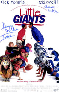 Ed O'Neill & Shawna Waldron Dual Signed Little Giants 11x17 Movie Poster w/Coach O'Shea, Icebox - ONEPST500 - Ed O'Neill & Shawna Waldron Dual Signed Little Giants 11x17 Movie Poster w/Coach O'Shea, Icebox product image