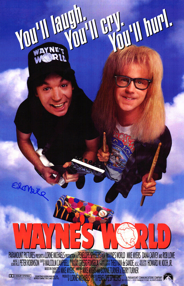 Ed O'Neill Signed Wayne's World 11x17 Movie Poster - ONEPST504 - Ed O'Neill Signed Wayne's World 11x17 Movie Poster product image
