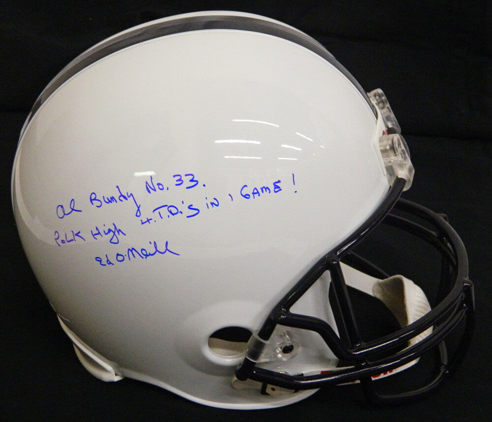 Ed O'Neill Signed Polk High Full Size Replica Helmet w/Al Bundy No 33 Polk High, 4 TD's In 1 Game - ONEREP500 - Ed O'Neill Signed Polk High Full Size Replica Helmet w/Al Bundy No 33 Polk High, 4 TD's In 1 Game product image