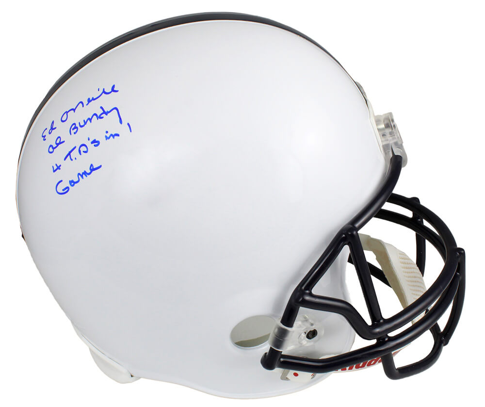 Ed O'Neill Signed Polk High Full Size Replica Helmet w/Al Bundy, 4 TD's In 1 Game - ONEREP503 - Ed O'Neill Signed Polk High Full Size Replica Helmet w/Al Bundy, 4 TD's In 1 Game product image