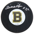 Willie O'Ree Signed Boston Bruins Large Logo Hockey Puck - OREPUC400 - Willie O'Ree Signed Boston Bruins Large Logo Hockey Puck product image