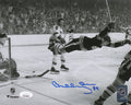 Bobby Orr Signed Boston Bruins Flying Goal B&W 8x10 Photo - (JSA) - ORR08P401 - Bobby Orr Signed Boston Bruins Flying Goal B&W 8x10 Photo - (JSA) product image