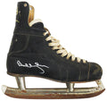 Bobby Orr Signed Rally Bobby Orr Black Ice Skate - (Beckett)   - ORRSKA403 - Bobby Orr Signed Rally Bobby Orr Black Ice Skate - (Beckett) product image