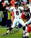 Kyle Orton Signed Denver Broncos White Jersey Passing 8x10 Photo - ORT08P301 - Kyle Orton Signed Denver Broncos White Jersey Passing 8x10 Photo product image