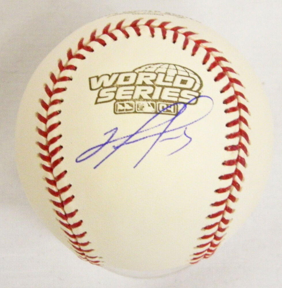 David Ortiz Signed 2004 World Series Baseball - ORTBSB100 - David Ortiz Signed 2004 World Series Baseball product image
