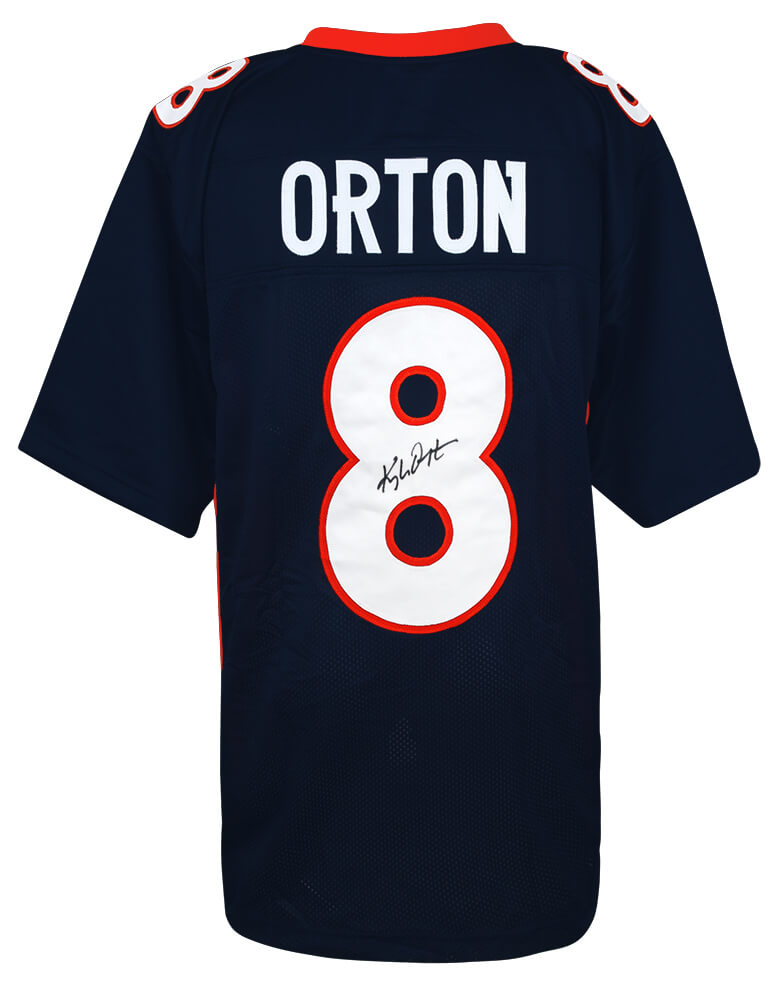 Kyle Orton Signed Navy & Orange Custom Football Jersey - ORTJRY300 - Kyle Orton Signed Navy & Orange Custom Football Jersey product image