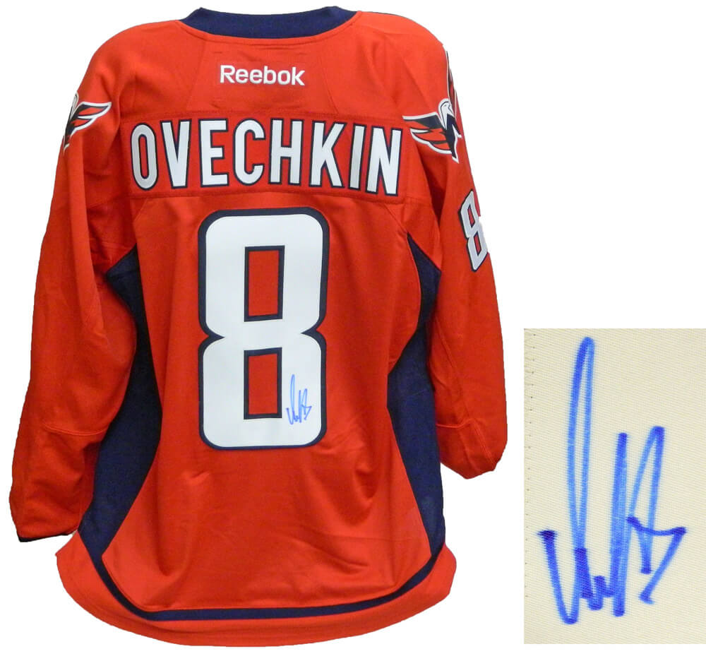 Alexander Ovechkin Signed Washington Capitals Red Reebok Premier Hockey Jersey - OVEJRY400 - Alexander Ovechkin Signed Washington Capitals Red Reebok Premier Hockey Jersey product image