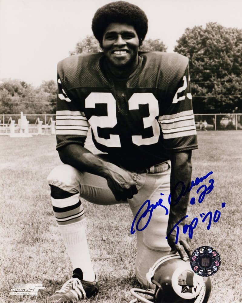 Brig Owens Signed Redskins Pose 8x10 Photo w/Top 70 - OWE08P300 - Brig Owens Signed Redskins Pose 8x10 Photo w/Top 70 product image
