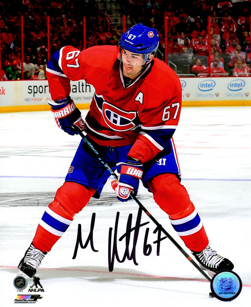 Max Pacioretty Signed Montreal Canadiens Action 8x10 Photo - PAC08P400 - Max Pacioretty Signed Montreal Canadiens Action 8x10 Photo product image