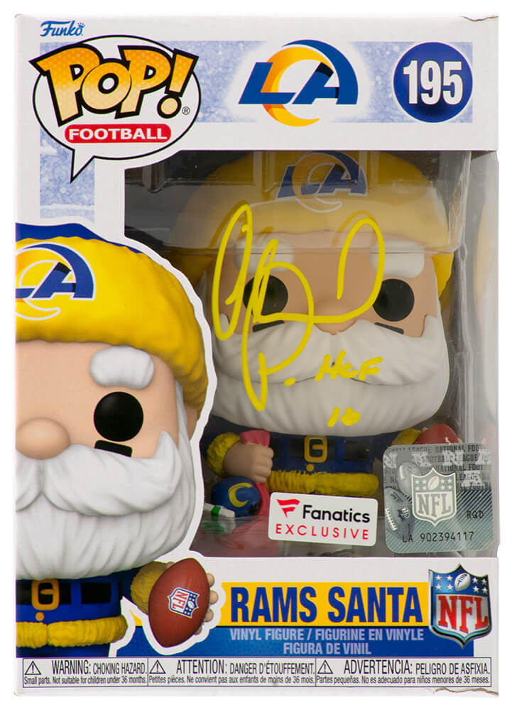 Orlando Pace Signed Los Angeles Rams Santa Funko Pop Doll #195 w/HOF'16 - PACFUN300 - Orlando Pace Signed Los Angeles Rams Santa Funko Pop Doll #195 w/HOF'16 product image