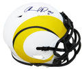Orlando Pace Signed Rams Lunar Eclipse White Matte Riddell Speed Mini Helmet w/HOF'16 - PACMIN303 - Orlando Pace Signed Rams Lunar Eclipse White Matte Riddell Speed Mini Helmet w/HOF'16 product image