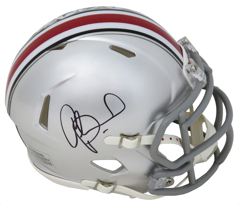 Orlando Pace Signed Ohio State Riddell Speed Mini Helmet - PACMIN304 - Orlando Pace Signed Ohio State Riddell Speed Mini Helmet product image