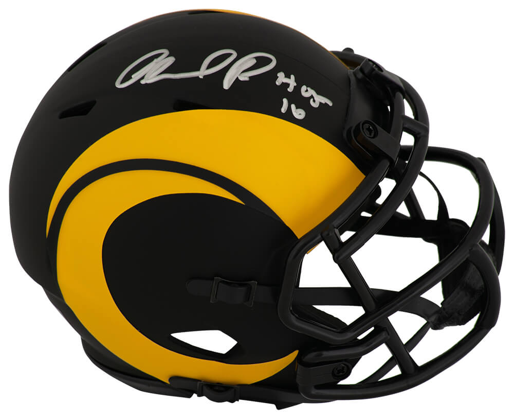 Orlando Pace Signed Los Angeles Rams Eclipse Riddell Speed Mini Helmet w/HOF'16 - PACMIN308 - Orlando Pace Signed Los Angeles Rams Eclipse Riddell Speed Mini Helmet w/HOF'16 product image