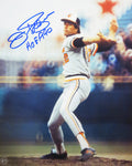Jim Palmer Signed Baltimore Orioles Pitching 8x10 Photo w/HOF 1990 - PAL08P113 - Jim Palmer Signed Baltimore Orioles Pitching 8x10 Photo w/HOF 1990 product image