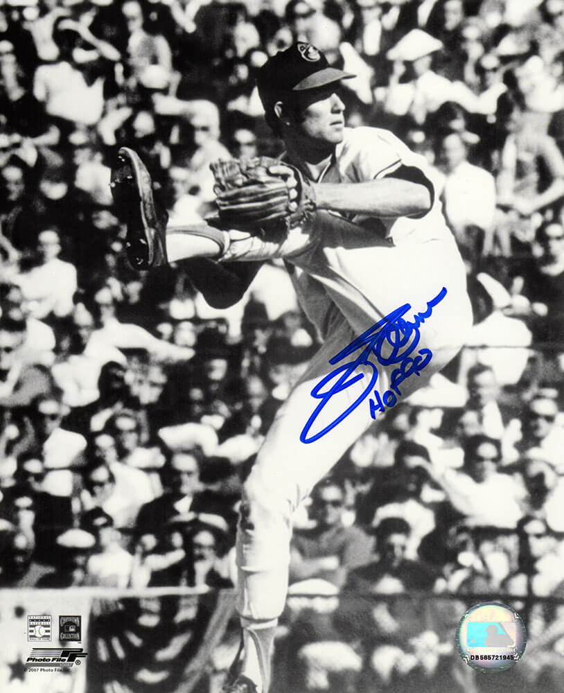 Jim Palmer Signed Baltimore Orioles B&W Pitching 8x10 Photo w/HOF'90 - PAL08P115TW - Jim Palmer Signed Baltimore Orioles B&W Pitching 8x10 Photo w/HOF'90 product image