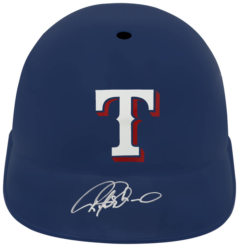 Rafael Palmeiro Signed Texas Rangers Souvenir Replica Batting Helmet - PALBTH102 - Rafael Palmeiro Signed Texas Rangers Souvenir Replica Batting Helmet product image