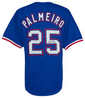 Rafael Palmeiro Signed Blue Custom Baseball Jersey - PALJRY111 - Rafael Palmeiro Signed Blue Custom Baseball Jersey product image