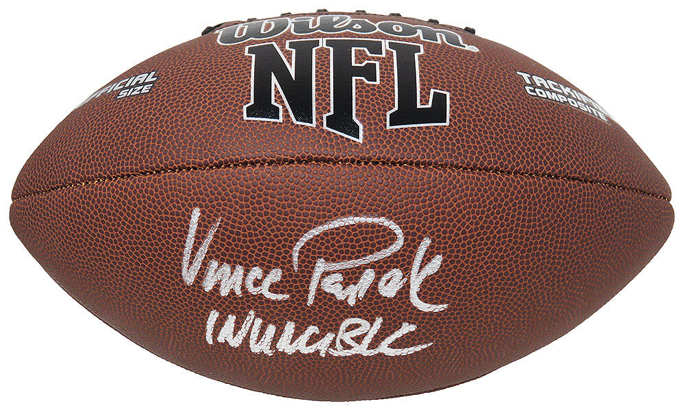 Vince Papale Signed Wilson All-Pro Full Size NFL Football w/Invincible - PAPFTB311 - Vince Papale Signed Wilson All-Pro Full Size NFL Football w/Invincible product image