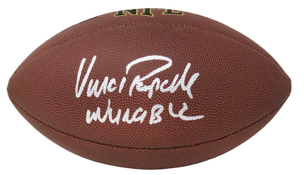 Vince Papale Signed Wilson Super Grip Full Size NFL Football w/Invincible - PAPFTB312 - Vince Papale Signed Wilson Super Grip Full Size NFL Football w/Invincible product image