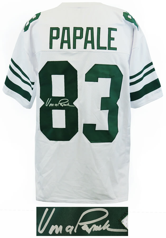 Vince Papale Signed White T/B Custom Football Jersey - PAPJRY303 - Vince Papale Signed White T/B Custom Football Jersey product image