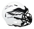 Vince Papale Signed Eagles Lunar Eclipse Riddell Full Size Speed Replica Helmet w/Invincible - PAPREP303 - Vince Papale Signed Eagles Lunar Eclipse Riddell Full Size Speed Replica Helmet w/Invincible product image