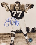 Jim Parker Signed Colts B&W Pose 8x10 Photo w/HOF'73 - PAR08P320 - Jim Parker Signed Colts B&W Pose 8x10 Photo w/HOF'73 product image