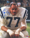 Jim Parker Signed Colts White Jersey Without Helmet 8x10 Photo w/HOF'73 - PAR08P321 - Jim Parker Signed Colts White Jersey Without Helmet 8x10 Photo w/HOF'73 product image