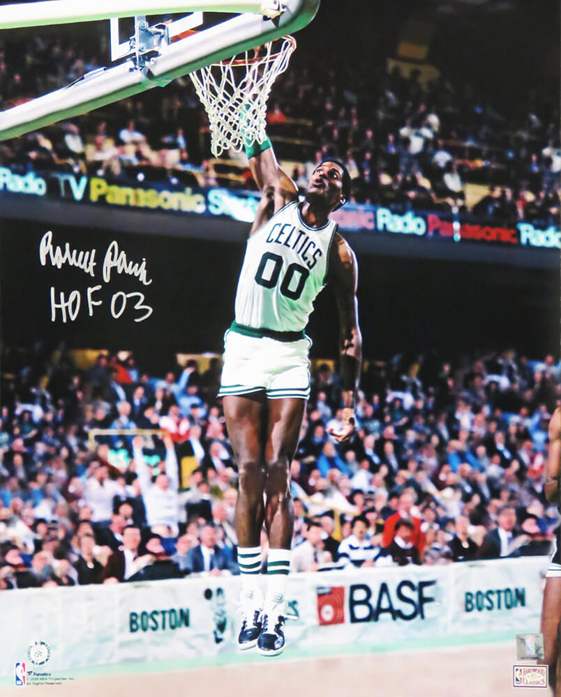 Robert Parish Signed Boston Celtics Dunk 16x20 Photo w/HOF'03 - PAR16P201 - Robert Parish Signed Boston Celtics Dunk 16x20 Photo w/HOF'03 product image