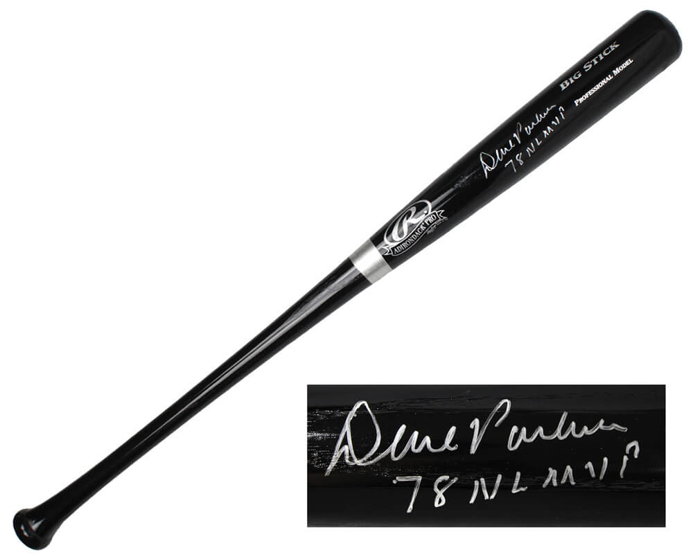 Dave Parker Signed Rawlings Black Baseball Bat w/78 NL MVP - PARBAT111 - Dave Parker Signed Rawlings Black Baseball Bat w/78 NL MVP product image