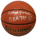Robert Parish Signed Spalding NBA Indoor/Outdoor Basketball w/NBA Top 50 - PARBSK203 - Robert Parish Signed Spalding NBA Indoor/Outdoor Basketball w/NBA Top 50 product image