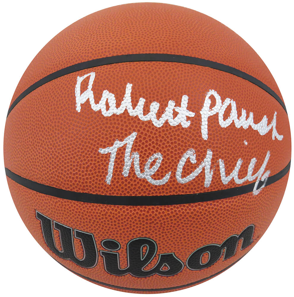 Robert Parish Signed Wilson Indoor/Outdoor NBA Basketball w/The Chief - PARBSK211 - Robert Parish Signed Wilson Indoor/Outdoor NBA Basketball w/The Chief product image