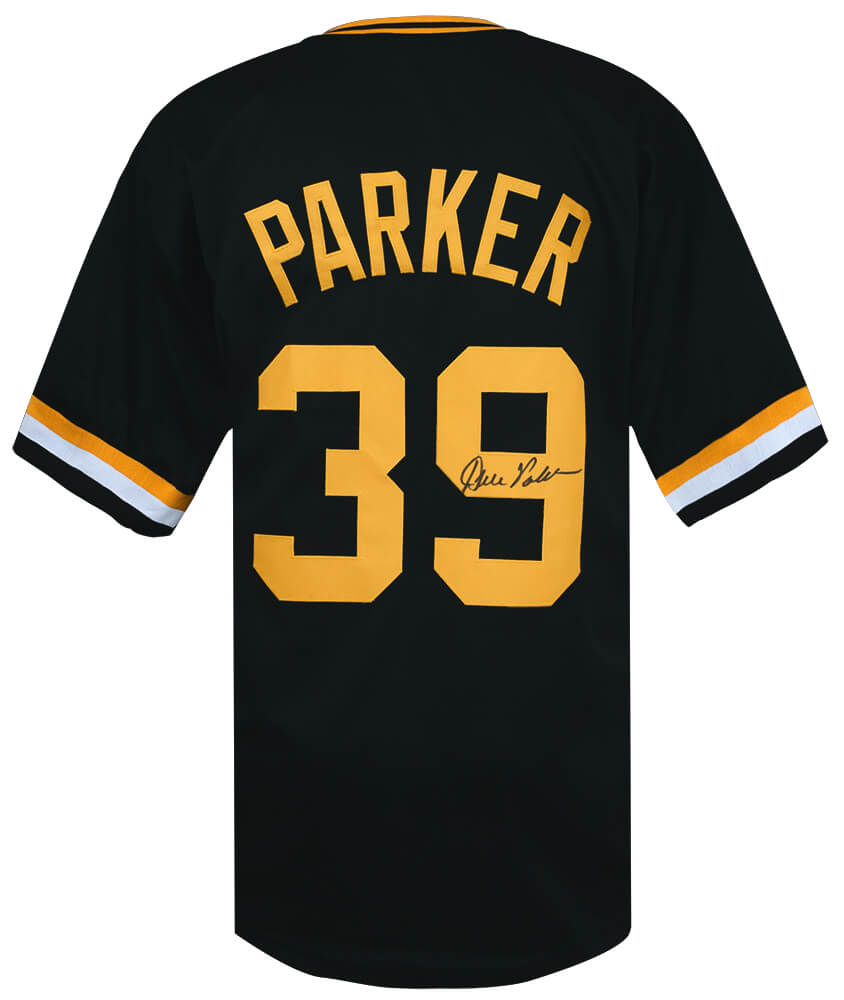 Dave Parker Signed Black Throwback Custom Baseball Jersey - PARJRY114 - Dave Parker Signed Black Throwback Custom Baseball Jersey product image