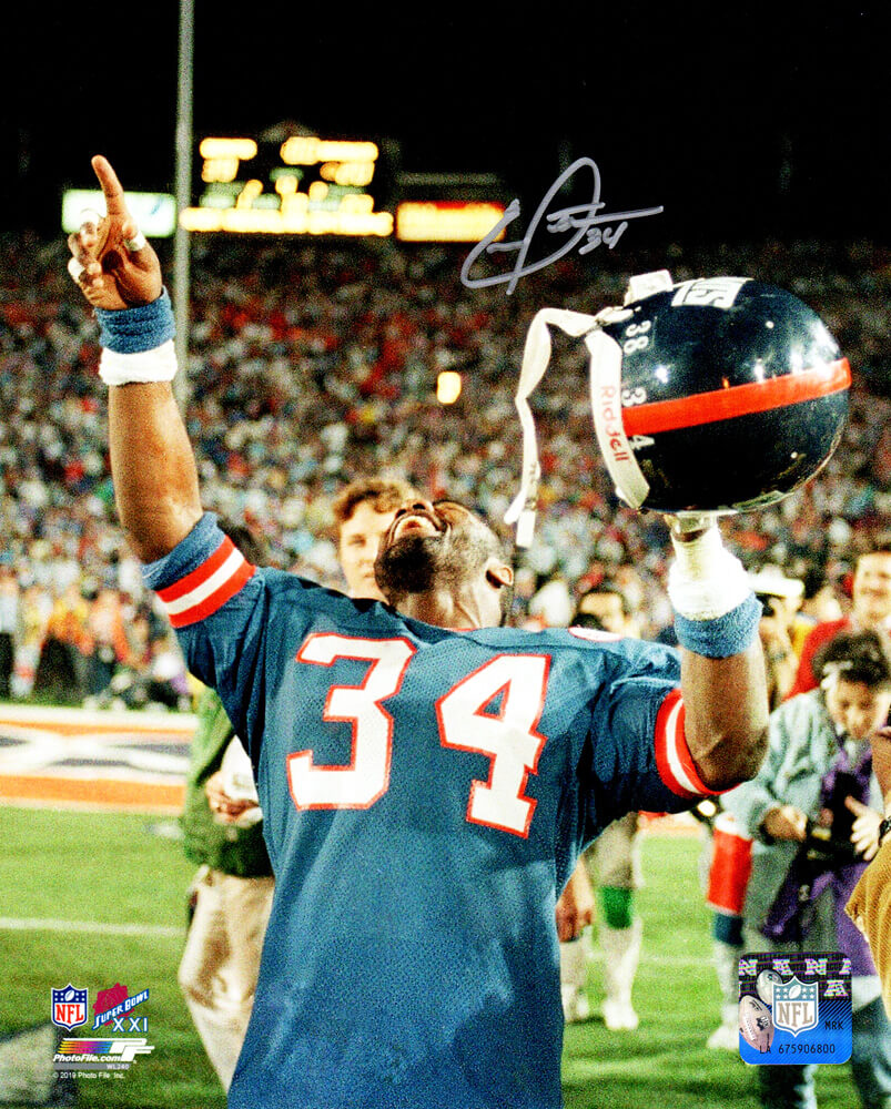 Elvis Patterson Signed New York Giants Super Bowl XXI  8x10 Photo - PAT08P310 - Elvis Patterson Signed New York Giants Super Bowl XXI 8x10 Photo product image