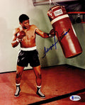 Floyd Patterson Signed Boxing Punching Heavy Bag 8x10 Photo - PAT08P501 - Floyd Patterson Signed Boxing Punching Heavy Bag 8x10 Photo product image