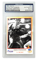 Floyd Patterson Signed 1991 Kayo Boxing Trading Card #50 (PSA/DNA - Encapsulated) - PATCAR500 - Floyd Patterson Signed 1991 Kayo Boxing Trading Card #50 (PSA/DNA - Encapsulated) product image