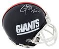 Elvis Patterson Signed New York Giants Throwback Riddell Mini Helmet w/Toast - PATMIN311 - Elvis Patterson Signed New York Giants Throwback Riddell Mini Helmet w/Toast product image