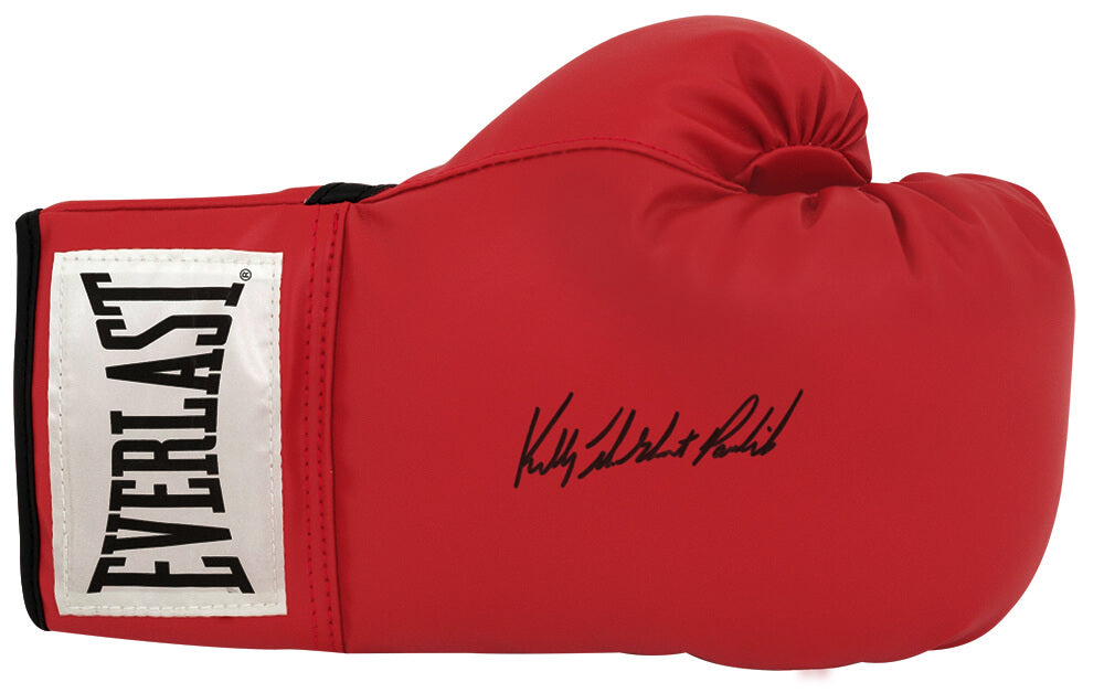 Kelly Pavlik Signed Everlast Red Boxing Glove w/The Ghost - PAVGLV500 - Kelly Pavlik Signed Everlast Red Boxing Glove w/The Ghost product image