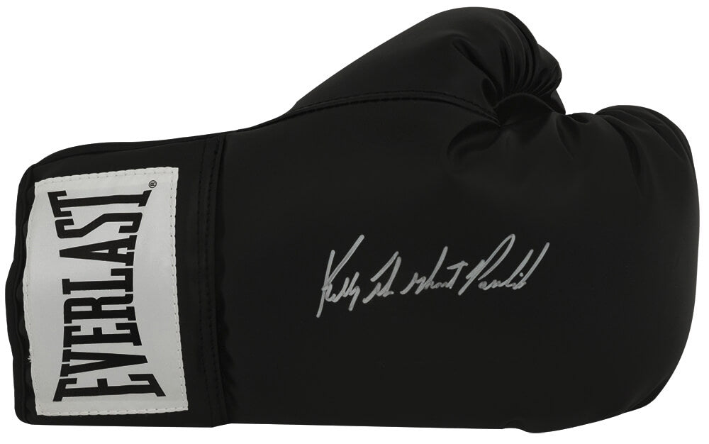 Kelly Pavlik Signed Everlast Black Boxing Glove w/The Ghost - PAVGLV501 - Kelly Pavlik Signed Everlast Black Boxing Glove w/The Ghost product image
