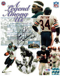 Walter Payton Signed Bears 'Legend Among Us' Collage 8x10 Photo w/Sweetness & 16,726 - PAY08P301 - Walter Payton Signed Bears 'Legend Among Us' Collage 8x10 Photo w/Sweetness & 16,726 product image