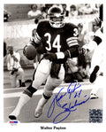 Walter Payton Signed Bears Action B&W 8x10 Photo w/Sweetness - PAY08P302 - Walter Payton Signed Bears Action B&W 8x10 Photo w/Sweetness product image