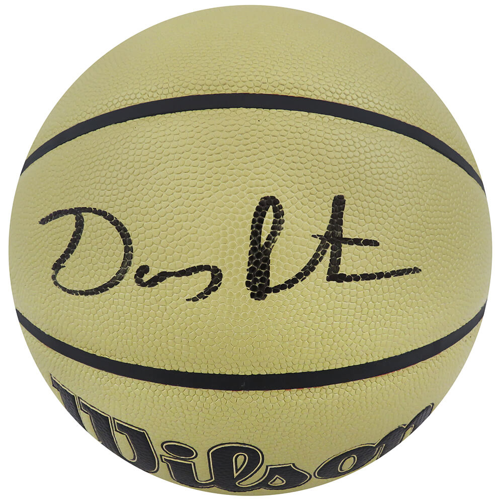 Gary Payton Signed Wilson Gold NBA Basketball - PAYBSK202 - Gary Payton Signed Wilson Gold NBA Basketball product image