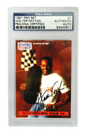 Walter Payton Signed Chicago Bears 1991 Pro Set NFL Trading Card #1 - (PSA Encapsulated) - PAYCAR302 - Walter Payton Signed Chicago Bears 1991 Pro Set NFL Trading Card #1 - (PSA Encapsulated) product image