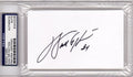 Walter Payton Signed White Index Card Cut  - PSA Encapsulated - PAYCUT300 - Walter Payton Signed White Index Card Cut - PSA Encapsulated product image
