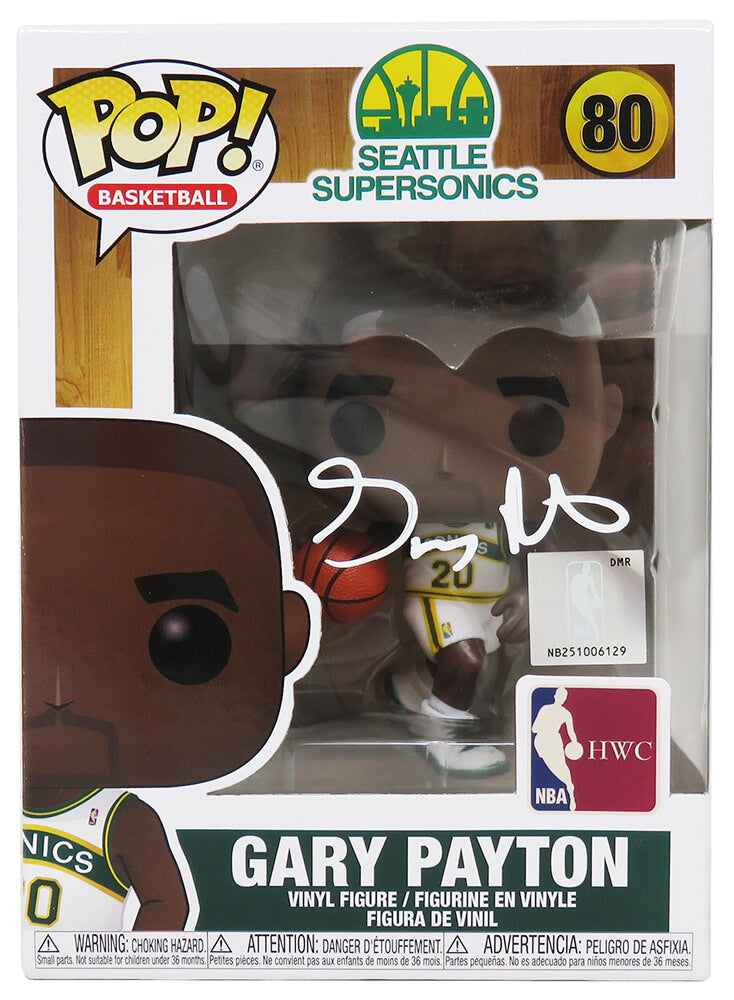 Gary Payton Signed Seattle Supersonics NBA Funko Pop Doll #80 - PAYFUN200 - Gary Payton Signed Seattle Supersonics NBA Funko Pop Doll #80 product image