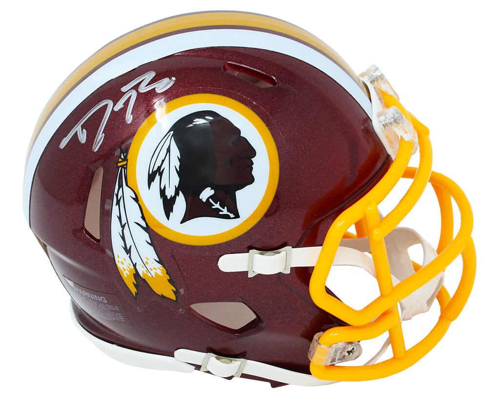 Daron Payne Signed Washington Redskins Riddell Speed Mini Helmet - PAYMIN300 - Daron Payne Signed Washington Redskins Riddell Speed Mini Helmet product image